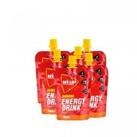 6 lots de 6 gourdes Energy Drink Banane 80 ml