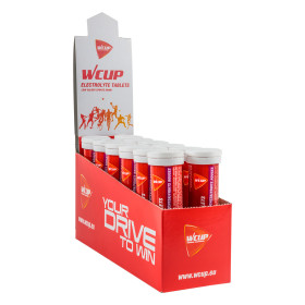 WCUP Electrolyte Fruits Rouges (12 tubes) | Pack 180 Pastilles Hydratation