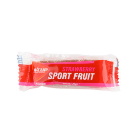 WCUP Sport Fruit Fraise 25g | Pâte de Fruits Énergétique Endurance