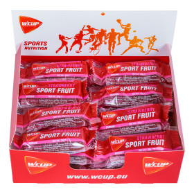 WCUP Sport Fruit Fraise - 32 x 25g | Pack Économie Énergie Endurance